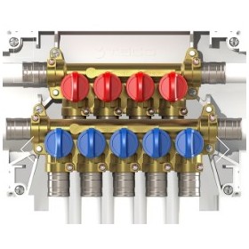 VALVOLA INCASSO TECO K4.3 4+5 VIE MULTI INT. FASTEC D03