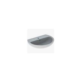 BASE PER LAVABO INTEGRALE DOPPIO PER KORA CM.59,5X 46  VASCE NORMALI  CERAMICA BIANCO
