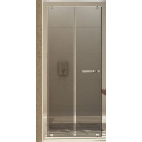 BOX PORTA PIEGHEVOLE INTERNA ED ESTERNA ARES SLIDE 96-104 CROMO CRISTALLO ACITDATO  MM. 6 FORTE BL853