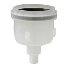 TAPPO CON SCARICO CENTRALE IN PPS PER CONDENSA D.160