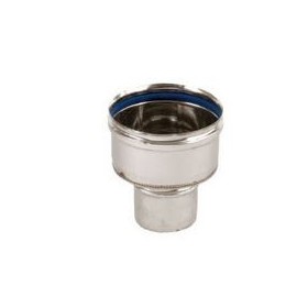 AUMENTO SEZ. INOX MONOPARETE  D.100/250