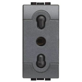 PRESA BIPASSO 2P+T 10/16A LIVING