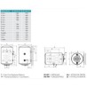 SCALDABAGNO LT.80 SWING PLUS MIX HEATING VERTICALE TERMOELETTRICO SX FERROLI/ISEA GARANZIA 5 ANNI