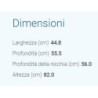 Lavastoviglie 45 cm, Classe F, 10 coperti, 5 programmi: Rapido, Intensivo, Normale, Eco, Mezzo carico, Display LED DSIE2B10