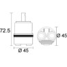 CARTUCCIA 134 HANSGROHE VASCA-DOCCIA MM 45 X 72.5H
