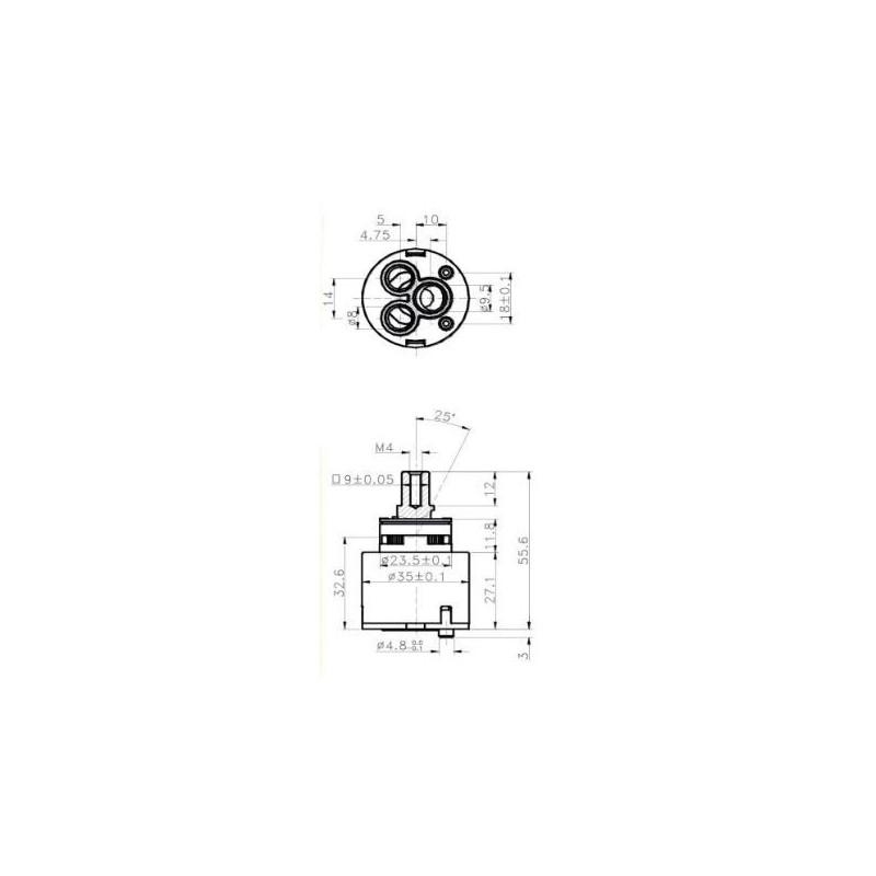 CARTUCCIA 58 KEROX MIX K35A MM 35 X 59 H