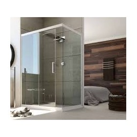 BOX PARETE FISSA  EVO BIANCO 77/80  BIANCO STAMPATO MM.6  BEVO900