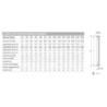 RADIATORE ARDESIA DA 6 EL. COLONNE 3 H.2000 INT.194,4 ALL.2 LAT.1/2 BIANCO