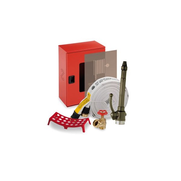 CASSETTA INTERNA/ESTERNA VERNICIATA COMPLETA DN.45 CUBASLIM CON IDRANTE 30 MT