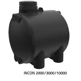 SERBATOIO DI PRIMA RACCOLTA ORIZZONTALE  DA INTERRO  LT.1000  H.91  D.81LUN.203 TRIPLO STRATO INCON 1000