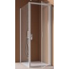 BOX AMERICA QUATTRO PORTA AD UN\'ANTA A BATTENTE 86/94 CROMO CRISTALLO STAMPATO SAMO MM.3