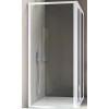 BOX AMERICA QUATTRO PARETE FISSA 67/71 SAMO BIANCO OPACO CRISTALLO SATINATO
