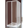 BOX CIAO CM.70-80 ANG 4 ANTE CROMO CRISTALLO TRASPARENTE SAMO