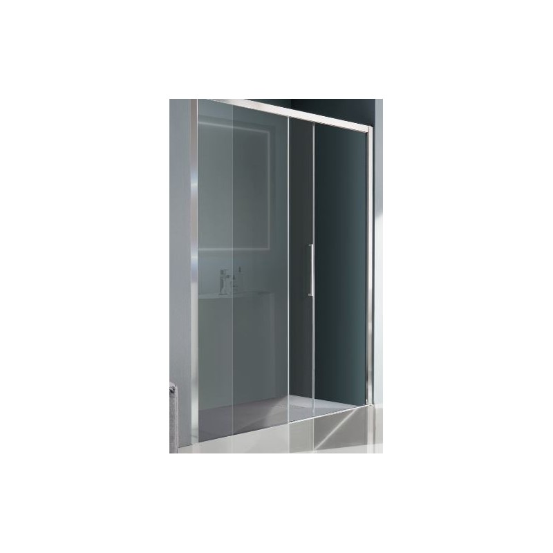 BOX EUROPA SP PORTA SCORREVOLE A 2 ANTE SAMO 136/141 B7986 ULUTR CROMO CRISTALLO TRASPARENTE