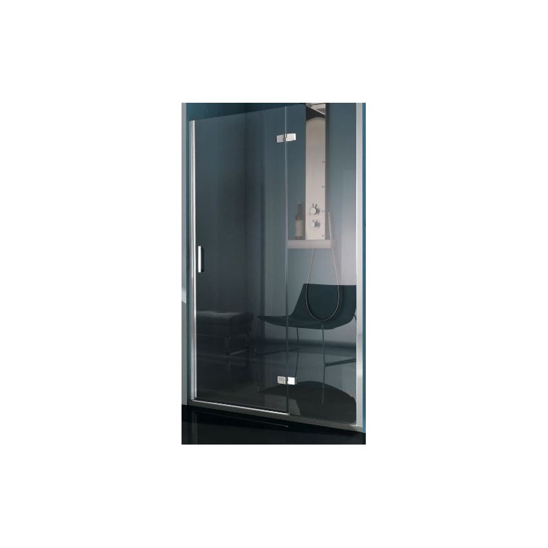 BOX GRAN POLARIS PORTA UNA APRIBILE A BATTENTE IN FUORI 107,5-111 CROMO CRISTALLO TRASPARENTE CON TRATTAMENTO STAR CLEA INCLU