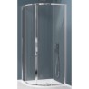 BOX TONDO AMERICA QUATTRO 76X80 BIANCO OPACO CRISTALLO SATINATO 4 ANTE SAMO B6473 L91AS