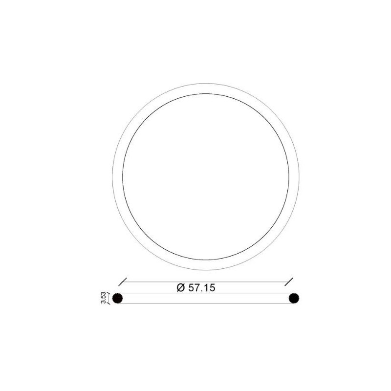 ANELLO ORING OR161 X SEDE ESTRAIBILE X CASS.INC.RAME PUCCI PUCC9096