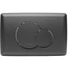 PLACCA 2PULSANTI GRAFITE OPACA X CASSETTA INCASSO VECCHIO TIPO FAISMILANI 5.102.810.AM0