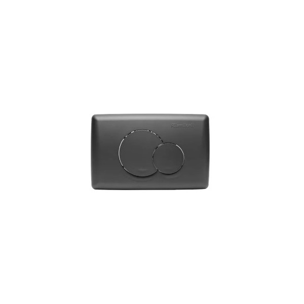 PLACCA 2PULSANTI GRIGIO OPACA X CASSETTA INCASSO VECCHIO TIPO FAISMILANI 5.102.810.SM0