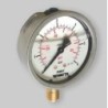 MANOMETRO D.63 - 1/2 DA 0 a 6  BAR INOX CON GLICERINA ATT. RADIALE