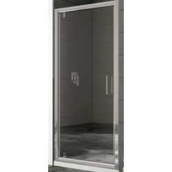BOX ANTA A BATTENTE GIOIA CM 66/70 CROMO CRISTALLO TRASPARENTE MM.6 H.195
