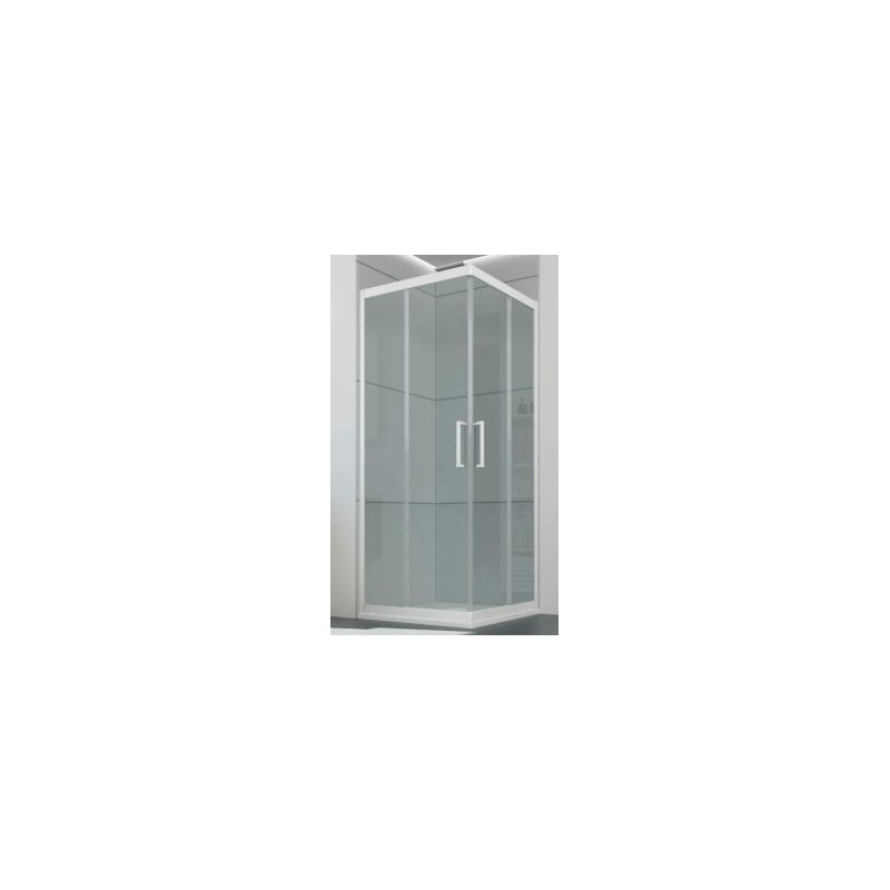 BOX EVO UN LATO DI DUE BIANCO CRISTALLO TRASPARENTE 75/70 BEVO 101