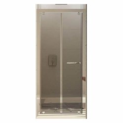 BOX PORTA PIEGHEVOLE INTERNA ED ESTERNA ARES SLIDE 86-94 BIANCO CRISTALLO ACIDATO MM. 6 FORTE BL852