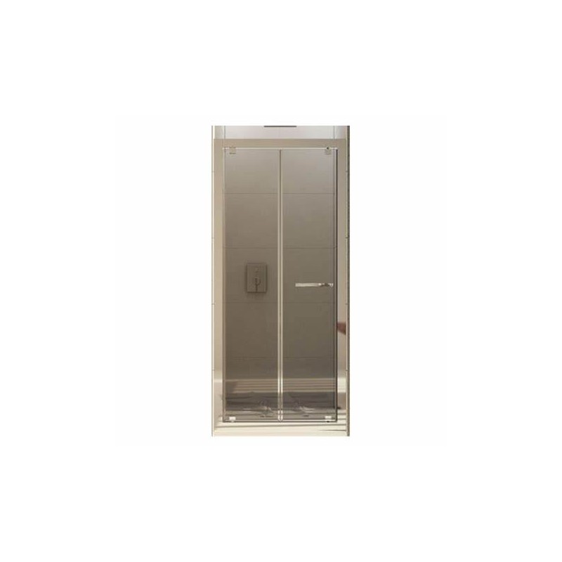 BOX PORTA PIEGHEVOLE INTERNA ED ESTERNA ARES SLIDE 86-94 BIANCO CRISTALLO ACIDATO MM. 6 FORTE BL852
