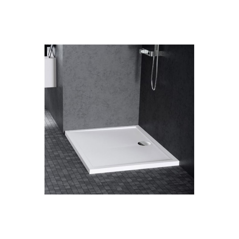 PIATTO DOCCIA 70X140 SANILUX  BIANCO IN RESINA