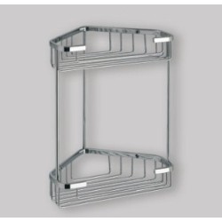 ANGOLARE DOCCIA 2 RIPIANI AMERICAL20X15X32  GEDY CROMO