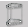 ANGOLARE DOCCIA 2 RIPIANI AMERICAL20X15X32  GEDY CROMO