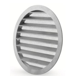 GRIGLIE CIRCOLARE EAG-AL D.100 IN ALLUMINIO 9016 CON RETE