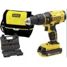 TRAPANO AVVITATORE CON PERCUSSIONE BATTERIA LITIO 18 MANDRINO AUTOSERRANTE 13 MMSTANLEY FATMAX FMCK 626 D2SA