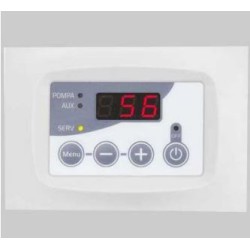 CENTRALINA ELETTRONICA PER TERMOCAMINI DIGITALE PLACCA BIANCA