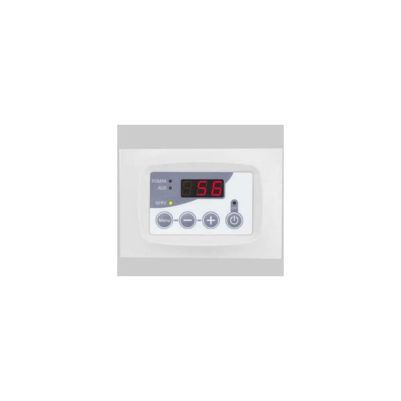 CENTRALINA ELETTRONICA PER TERMOCAMINI DIGITALE PLACCA BIANCA