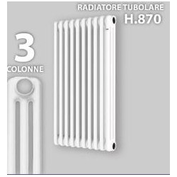 RADIATORE DE LONGHI TUBOLARE  DA 10  EL. COLONNE 3  H.870