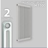 RADIATORE DE LONGHI TUBULARE  DA 3 EL. COLONNE 2 H.1500 INT.143  prof.66 ALL.1 3/8  BIANCO
