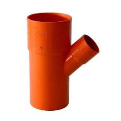 BRAGA RIDOTTA PVC D.160/110 A 45° MF PER FOGNATURA CON ORING