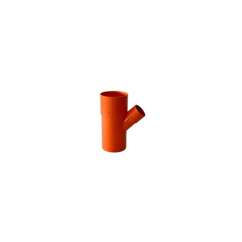 BRAGA RIDOTTA PVC D.160/125 A 45° MF PER FOGNATURA CON ORING