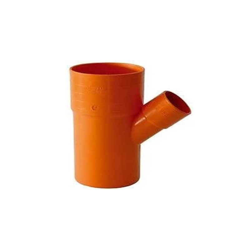 BRAGA RIDOTTA PVC D.315/200 A 45° MF PER FOGNATURA CON ORING