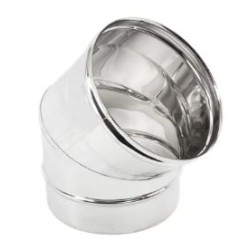 CURVA ALLUMINIO A 45° PER RIVESTIMENTO ISOLANTE DM170