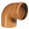 CURVA PER FOGNATURA D.200-90°MF ARANCIO