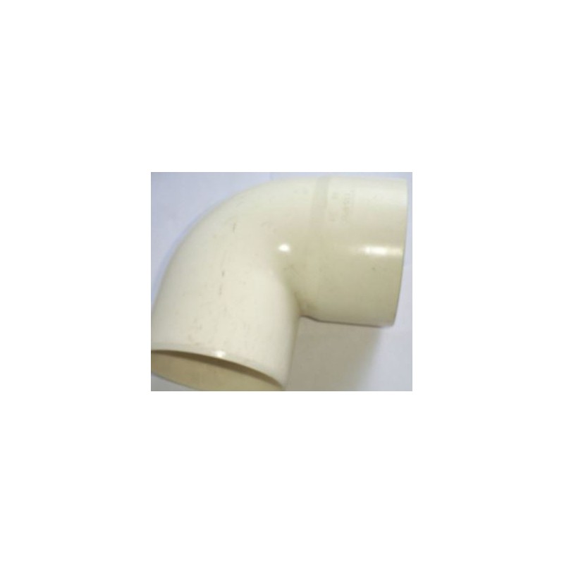 CURVA PVC D.125 A 90° MF PER AVORIO