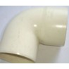 CURVA PVC D.125 A 90° MF PER AVORIO