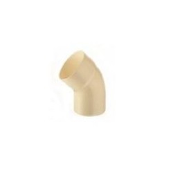 CURVA PVC D.315 A 45° MF PER FOGNATURA CON ORING AVORIO