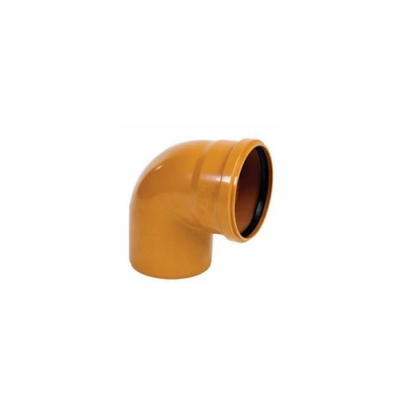 CURVA PVC D.315 A 90° MF PER FOGNATURA CON ORING