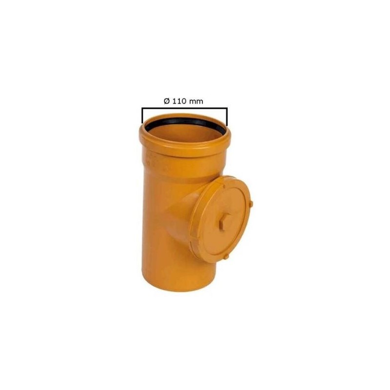 ISPEZZIONE LINEARE  PVC D.110 O.RING PER FOGNATURA