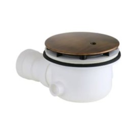 PILETTA SIFONATA DOCCIA FORO 90 BRONZO