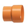 RIDUZIONE AUMENTO PVC D.160M X D.100 F PER FOGNATURA ARANCIO