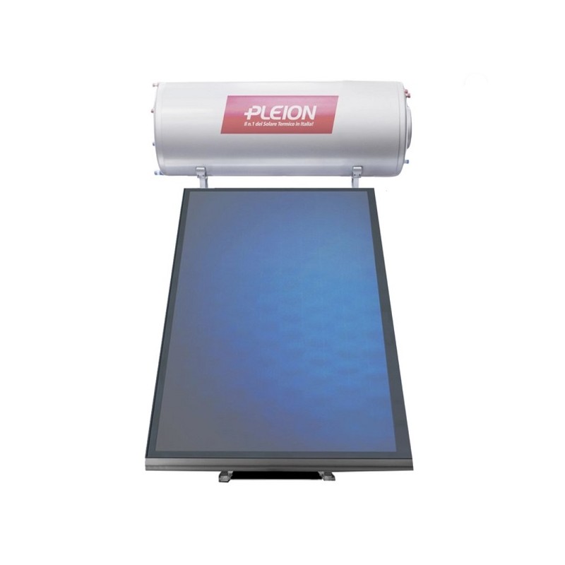 SISTEMA SOLARE A CIRCOLAZIONE NATURALE PLEION  LT 200 STAFFA X TETTO PIANO